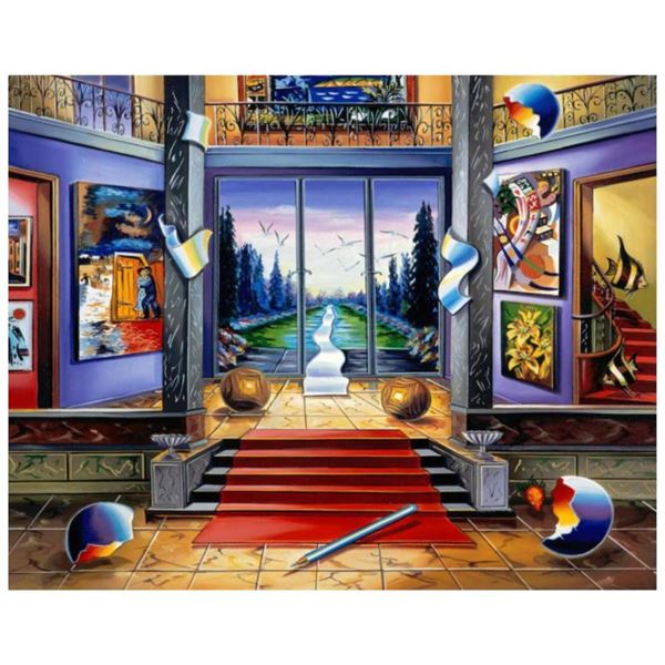 Alexander Astahov, "Red Carpet" Hand Signed Limited Edition Giclee on Canvas wit