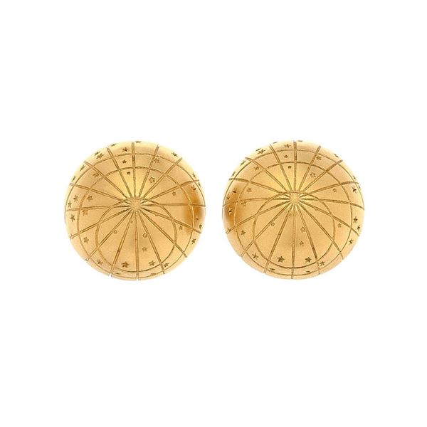 Hermes Gold Clip-on Earrings