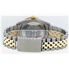 Image 7 : Rolex Mens 2 Tone Maroon & Ruby Channel Set Diamond Datejust Wristwatch