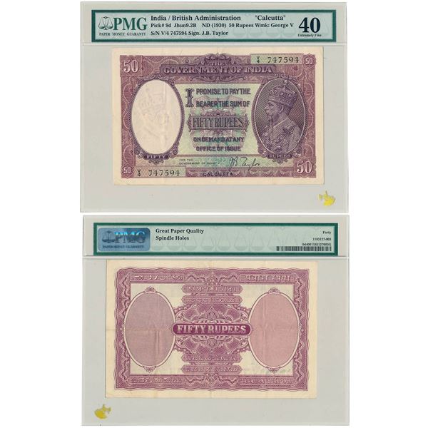 Paper Money : British India, George V
