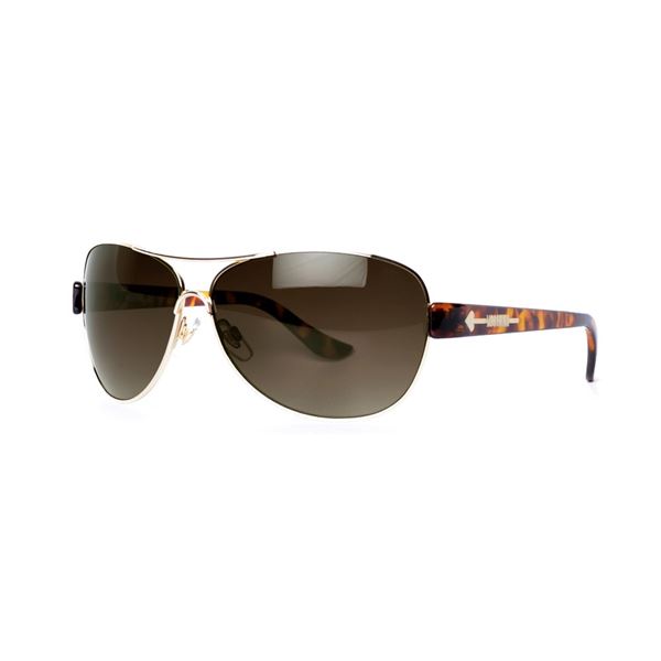 MOSCHINO MO 594 SUNGLASSES - BLACK/SMOKE (01) LENS SIZE 63-11-135MM