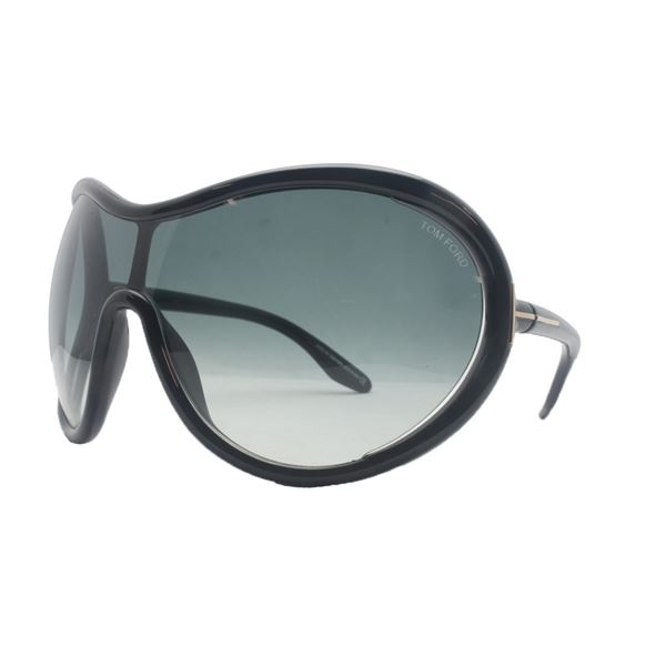 TOM FORD GRANT FT0267 SUNGLASSES - BLACK/GREY SHADED (0B1) LENS SIZE 0-0-115MM