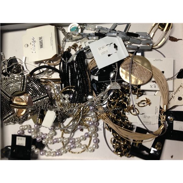 BAG OF DESIGNER FASHION JEWELRY
