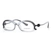 Image 2 : BALENCIAGA PARIS DESIGNER READING GLASSES BAL 0044 - GREY/BLACK GREY (A01) LENS SIZE 51-17-140