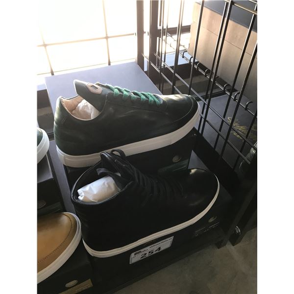 2 SIX HUNDRED FOUR LEATHER UNISEX SHOES SIZE 11 MEN'S IN SMOOTH MIMOSA & SMOOTH IVY $300 AND