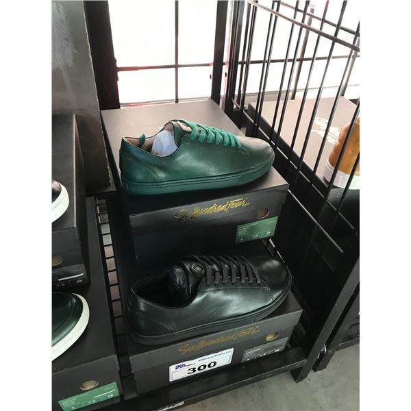 2 SIX HUNDRED FOUR LEATHER UNISEX SHOES SIZE 4 MEN'S IN SMOOTH RUNWAY & SMOOTH IVY $300