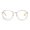 Image 2 : BALENCIAGA DESIGNER READING GLASSES BAL0109 - HORNE PALADIUM HONEY (806)  LENS SIZE 51-18-140MM