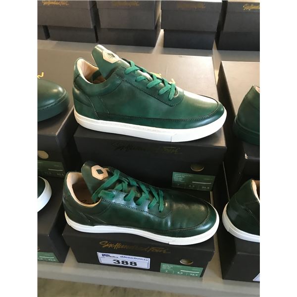 2 SIX HUNDRED FOUR LEATHER UNISEX SHOES SIZE 7 MEN'S IN SMOOTH MIMOSA IVY $300 RETAIL VALUE EACH