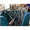 Image 2 : LARGE LOT OF STAINLESS STEEL DISPLAY RACKS AND WALL MOUNTABLE DISPLAYS - BIN NOT INCLUDED