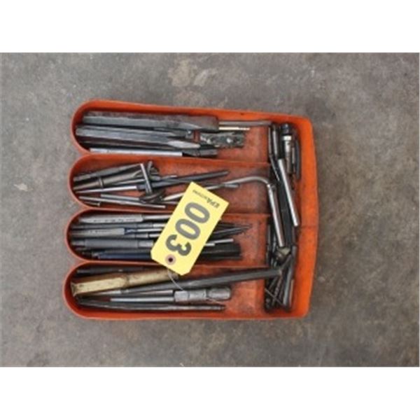 VARIOUS CHISELS & PUNCHES