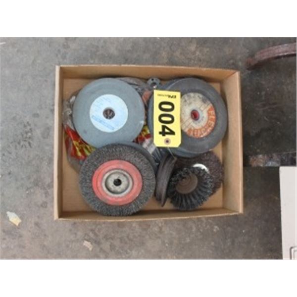 APPROX. 35 GRINDING, BUFFING & CUT OFF WHEELS