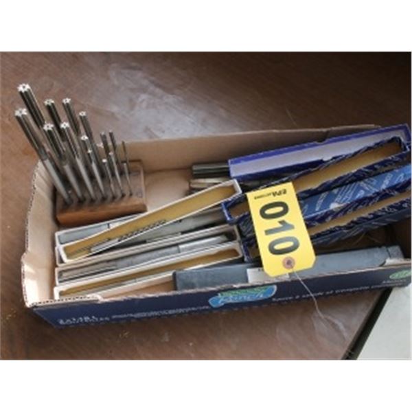 TAPER SHANK & APPROX. 24 ASSORTED DRILL BITS