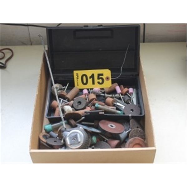 APPROX. 30 ASSORTED GRINDING STONES & CUT OFF WHEELS