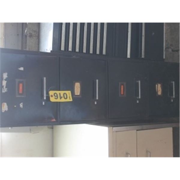 4 DRAWER FILING CABINET C/W MACHINIST BOOKS & MANUALS