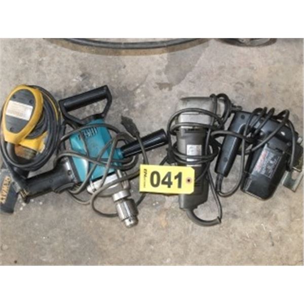 4 WORKING POWER TOOLS - SANDER, GRINDER, DRILL & JIG SAW