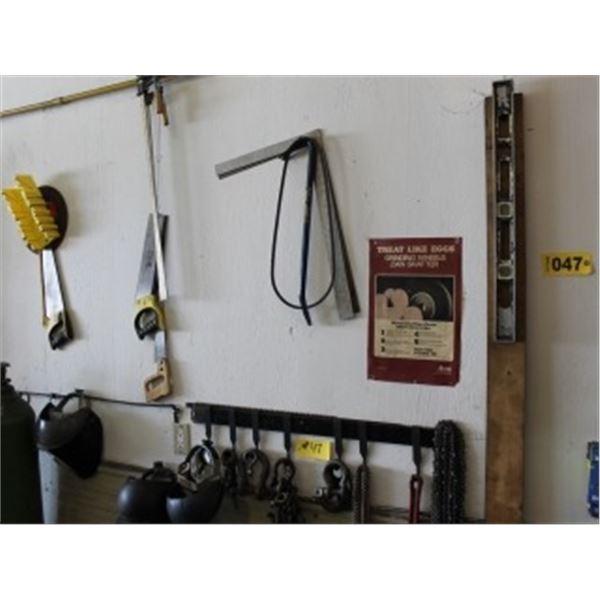 CONTENTS OF WALL FROM TROUBLE LIGHT TO LEVEL