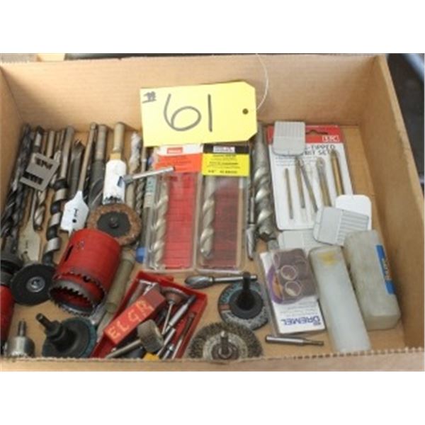 ASSORTED DRILL BITS