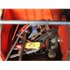 Image 1 : BOX OF CLAMPS, GREASE GUN, PULLER & MISC.