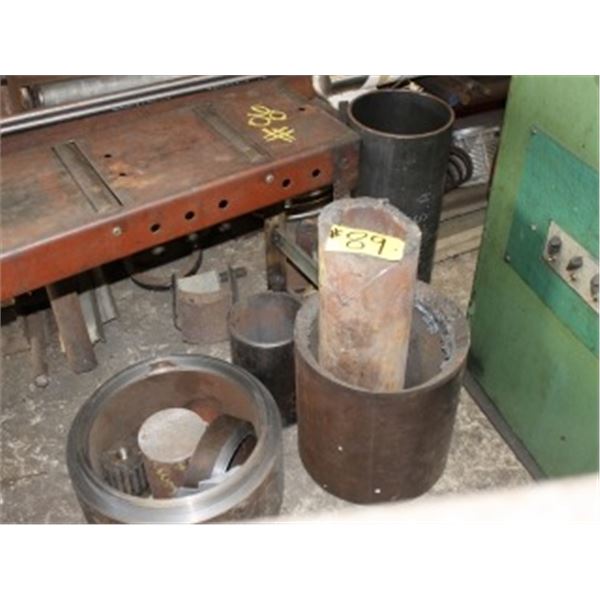 ASSORTED PIECES OF HEAVY WALL PIPE (ON THE FLOOR)