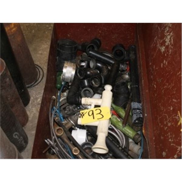 BOX OF PLUMBING FITTINGS