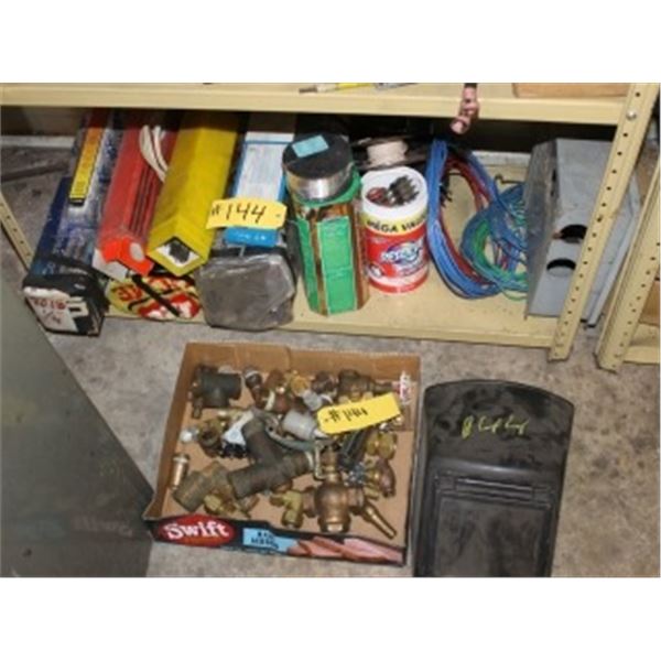 WELDING HELMET & BRASS FITTINGS