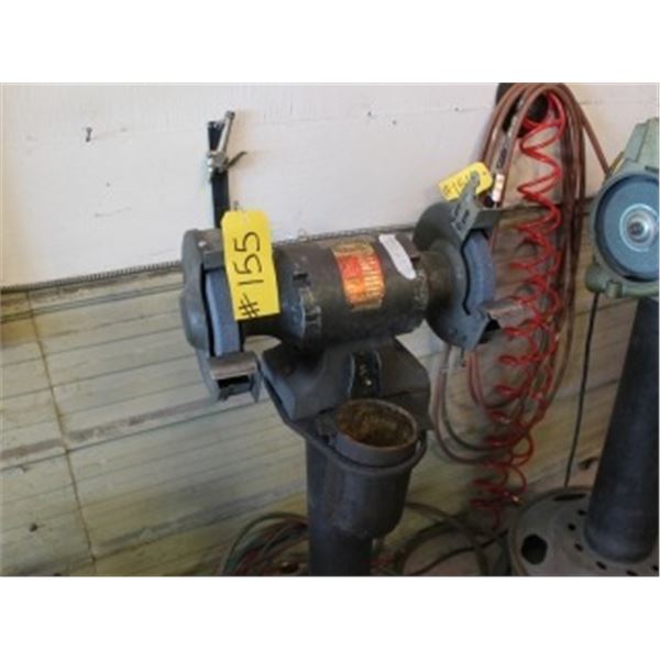 BENCH GRINDER ON STAND