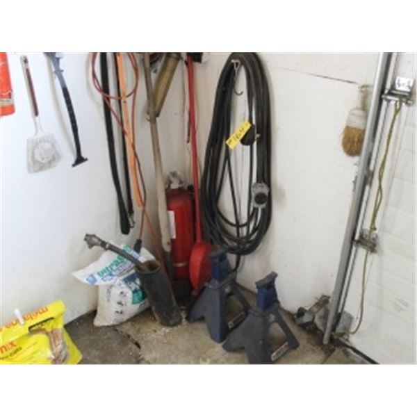 CARS STANDS, WELDER CABLE, & FIRE EXTINGUISER