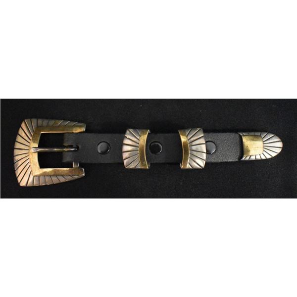 NAVAJO INDIAN RANGER BUCKLE SET