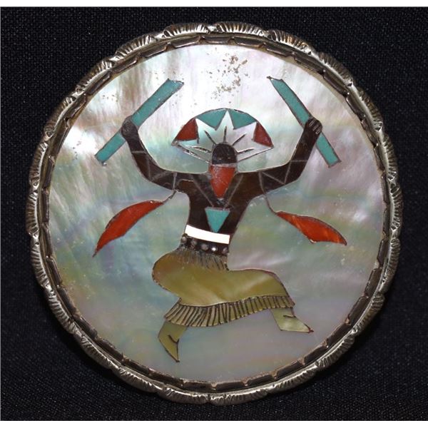 ZUNI INDIAN BUCKLE (ELLIOT QUALO)