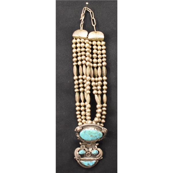 NAVAJO INDIAN NECKLACE (CARL LUTHEY)