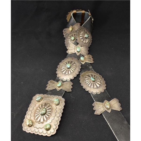 NAVAJO INDIAN CONCHO BELT