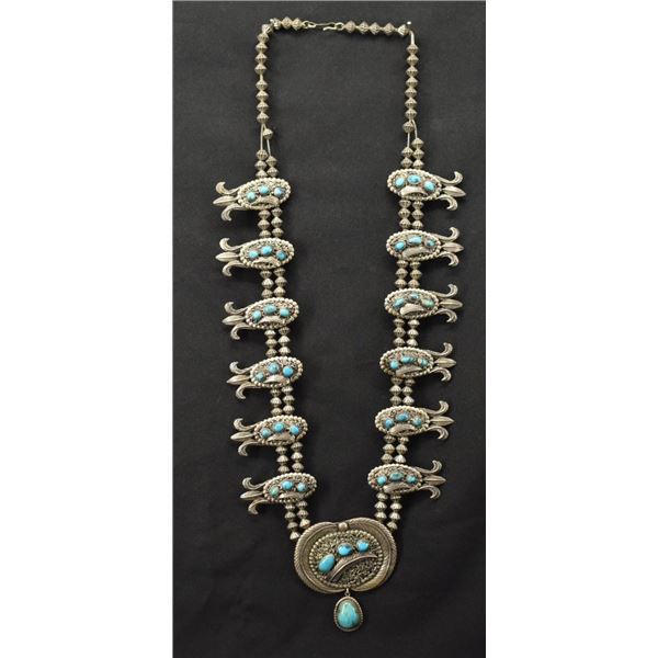 NAVAJO INDIAN NECKLACE ( CARL LUTHEY)