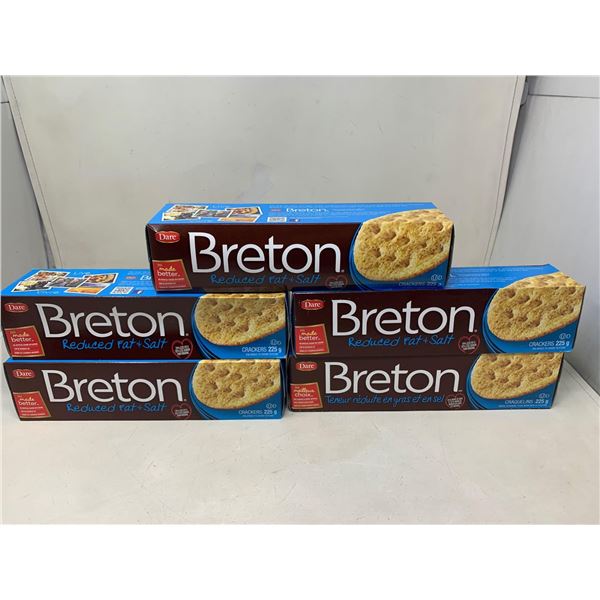 Breton Crackers lot of 5 x 225g