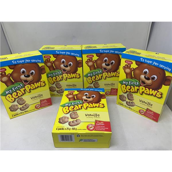 Bear Paws Vanilla Lot of 5 x 150g