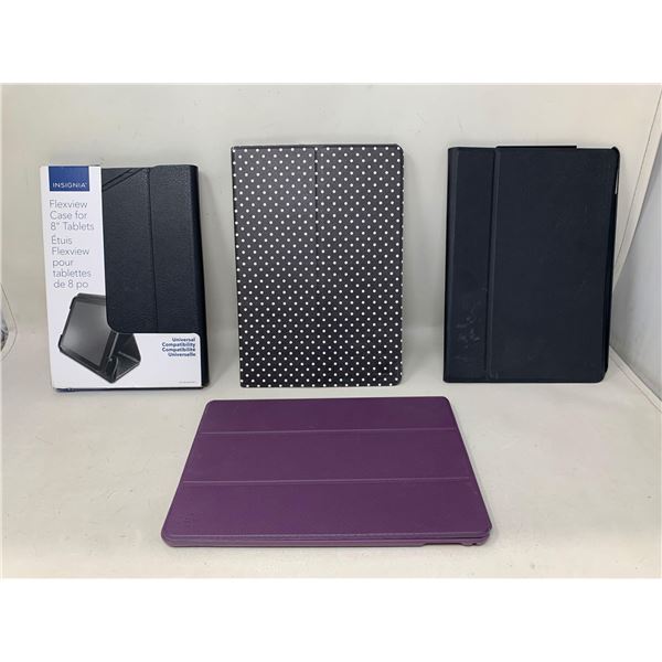 NEW Lot of 4Â Ipad and tablet Folio Cases