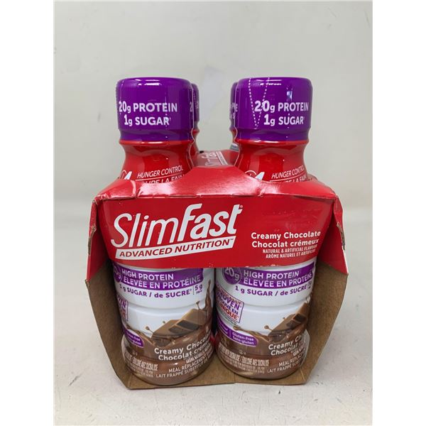 Slimfast Creamy Chocolate meal supplement shake- 4 x 325ml