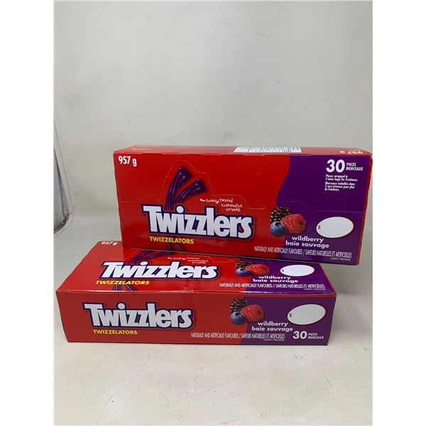 Lot of 2 x 957 Twizzlers wildberry licorice