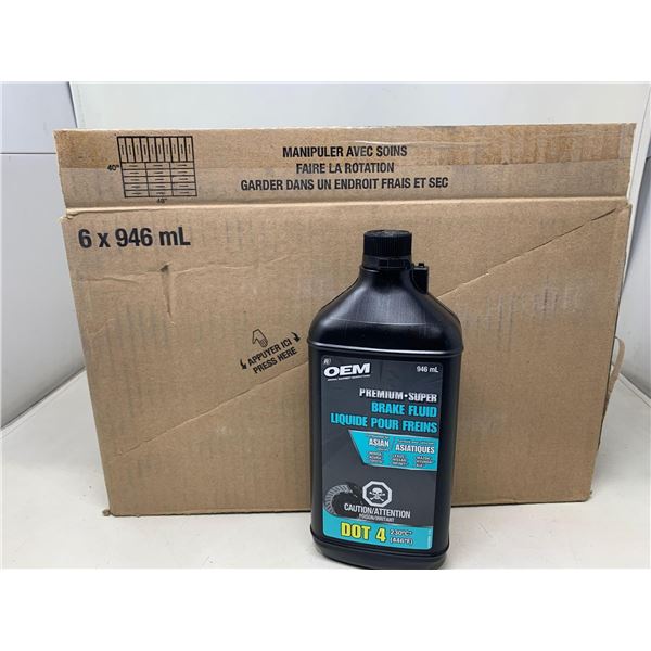 Case lot of 6 x 946ml OEM Brake Fluid