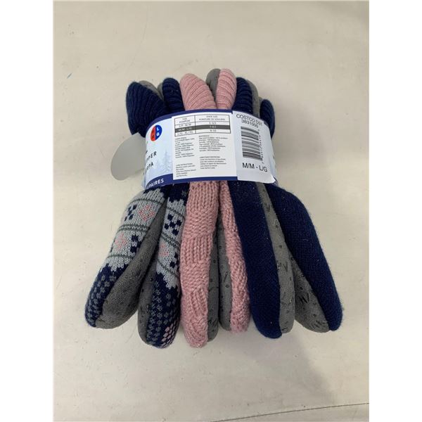 NEW K.Bell 3 pack of Sherpa Slipper socks M-L