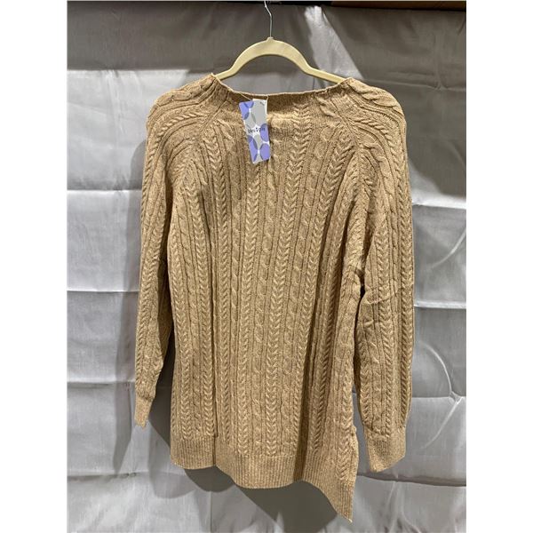 NEW Ladies Bleu Gray XL Knit Sweater