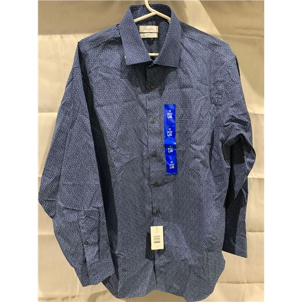 NEW Mens Calvin Klein Large Long Sleeve Shirt