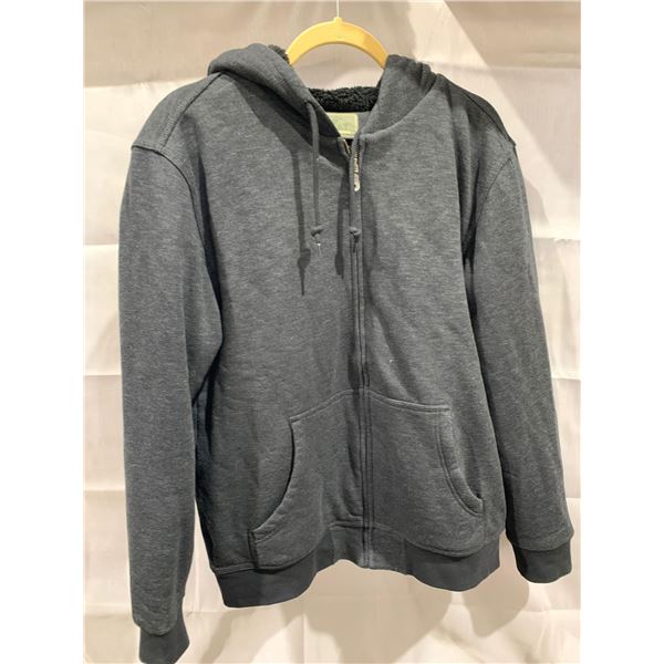 NEW B.C. Clothing Co. Fleece lined hood zip up Sweater - M