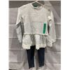 Image 1 : NEW Calvin Klein Girls Pant & Top Set size 8