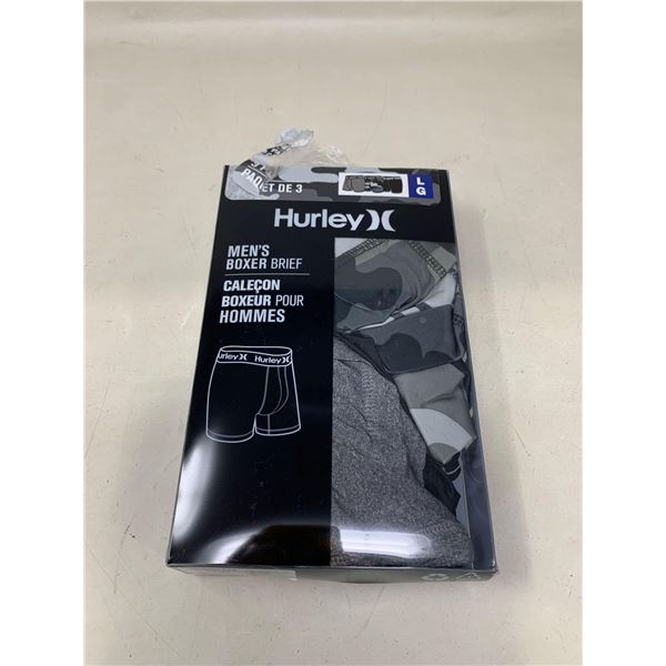 NEW Hurley Mens Boxer Briefs - L