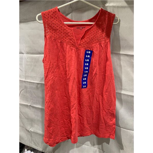 NEW Bleu Grey Womens Blouse - L