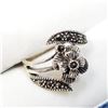 Image 2 : Silver Marcasite Ring, Suggested Retail Value $120