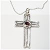 Image 1 : Silver Cubic Zirconia Pendant, Suggested Retail Value $100