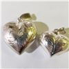 Image 2 : Silver Lot Of 2 Heart Pendant (~weight 6.49g), Suggested Retail Value $140