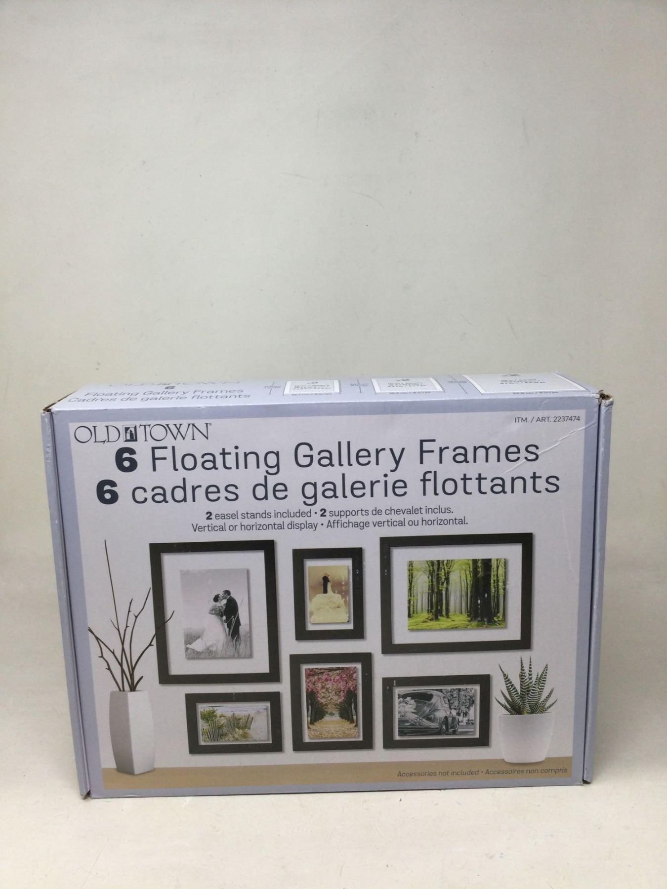 Large Floating Gallery Frame Old Town Floating Gallery Frame set of 6