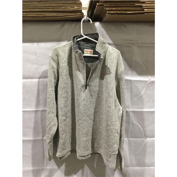 NEW Wrangler MensÂ half zip sweater - L